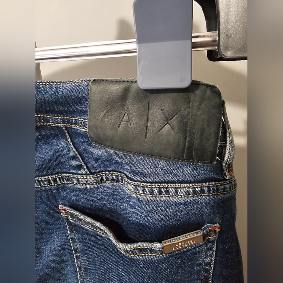 A/X Armani Exchange Distressed Men's Skinny Jeans 30" x 30" - Picture 5 of 8